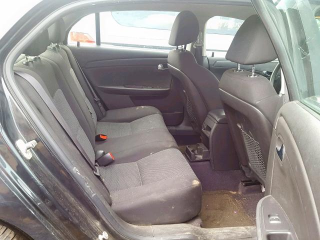 1G1ZC5EB8A4129077 - 2010 CHEVROLET MALIBU 1LT BLACK photo 6