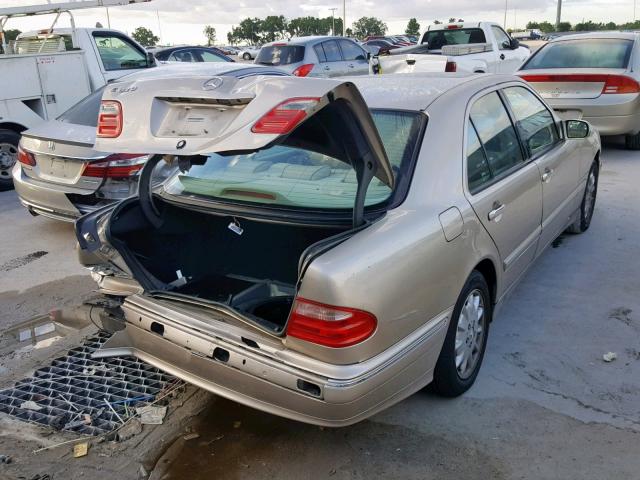 WDBJF65J61B295939 - 2001 MERCEDES-BENZ E 320 TAN photo 4