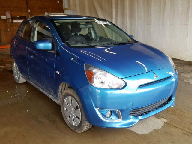 ML32A3HJ8FH053661 - 2015 MITSUBISHI MIRAGE DE BLUE photo 1