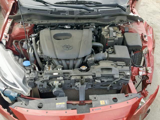 3MYDLBZV5GY122597 - 2016 TOYOTA SCION IA RED photo 7