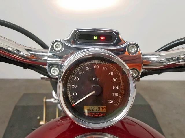 1HD1CGP365K420733 - 2005 HARLEY-DAVIDSON XL1200 C BURGUNDY photo 7