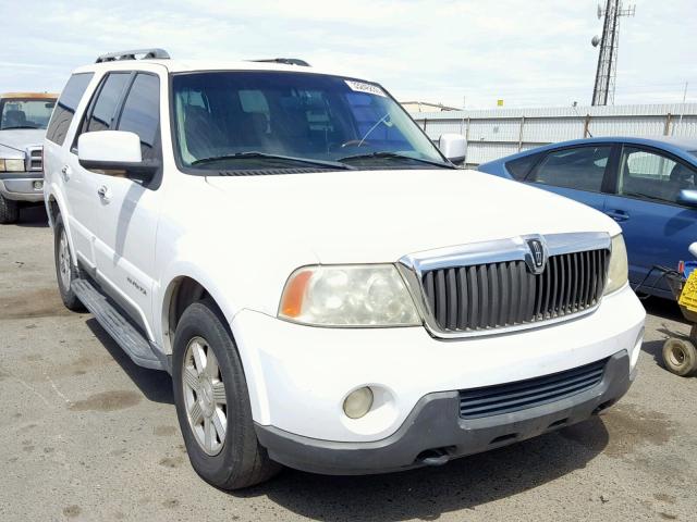5LMFU27RX3LJ09138 - 2003 LINCOLN NAVIGATOR WHITE photo 1