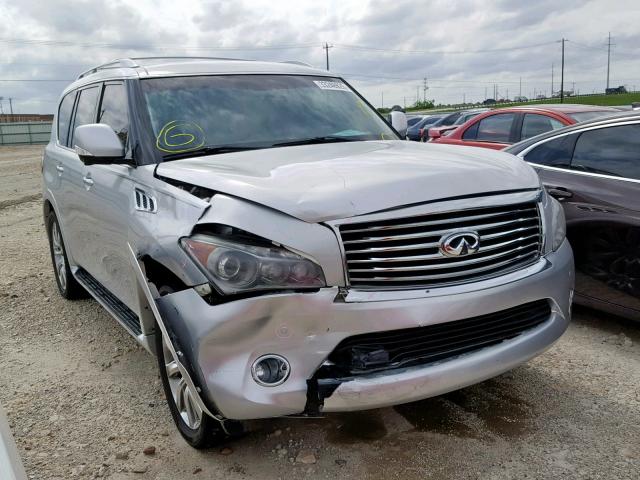 JN8AZ2NF1C9515791 - 2012 INFINITI QX56 SILVER photo 1