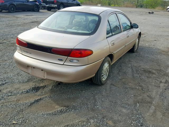 1FAFP13P9WW167649 - 1998 FORD ESCORT SE GOLD photo 4