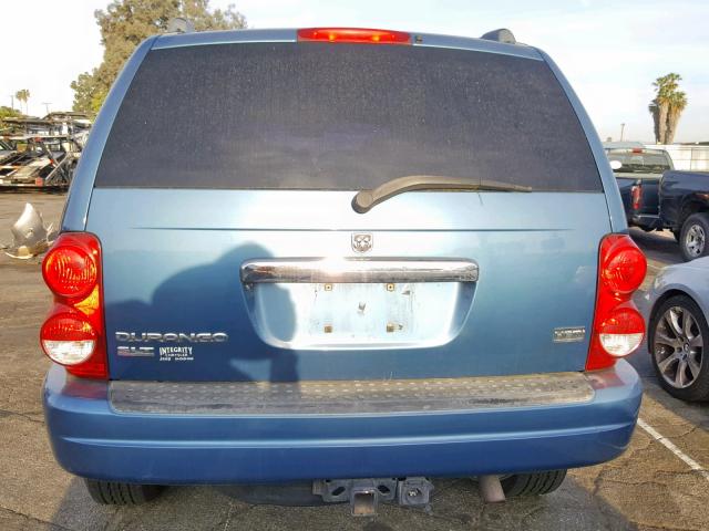 1D8HB48D44F176565 - 2004 DODGE DURANGO SL BLUE photo 10