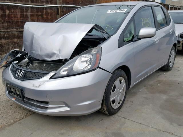 JHMGE8H31DC079808 - 2013 HONDA FIT SILVER photo 2