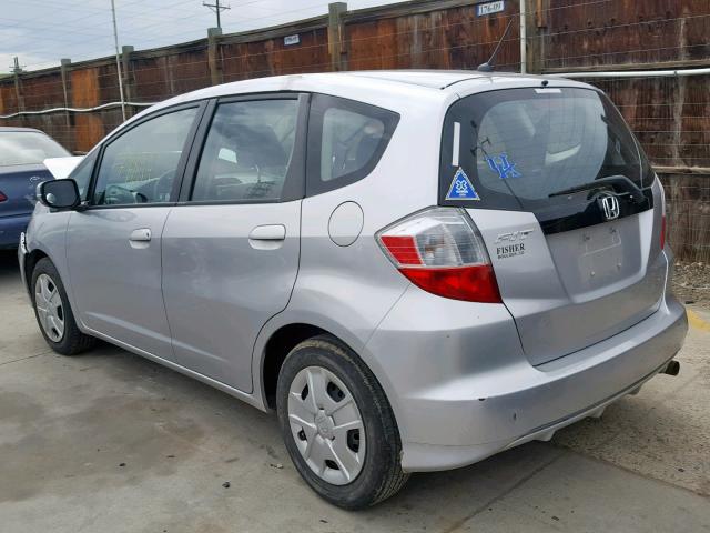 JHMGE8H31DC079808 - 2013 HONDA FIT SILVER photo 3