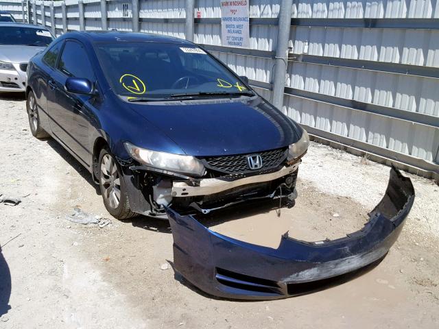 2HGFG12929H529693 - 2009 HONDA CIVIC EXL BLUE photo 1