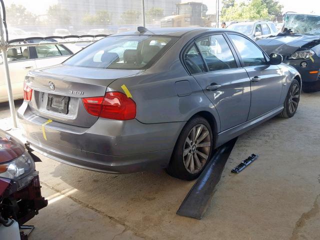 WBAPH5G56BNM79341 - 2011 BMW 328 I SULE GRAY photo 4