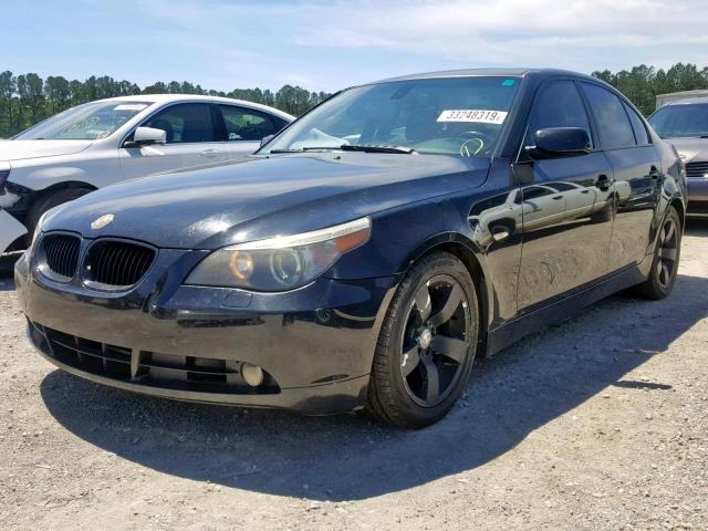 WBANA53574B854921 - 2004 BMW 525 I BLACK photo 2