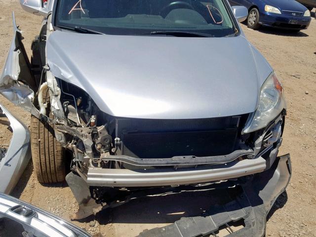 5J6RE3H73AL045990 - 2010 HONDA CR-V EXL SILVER photo 9