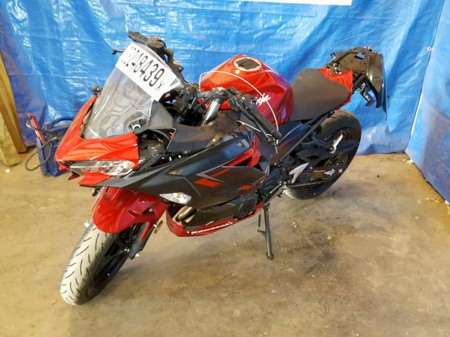 JKAEXKG1XKDA29462 - 2019 KAWASAKI EX400 RED photo 2