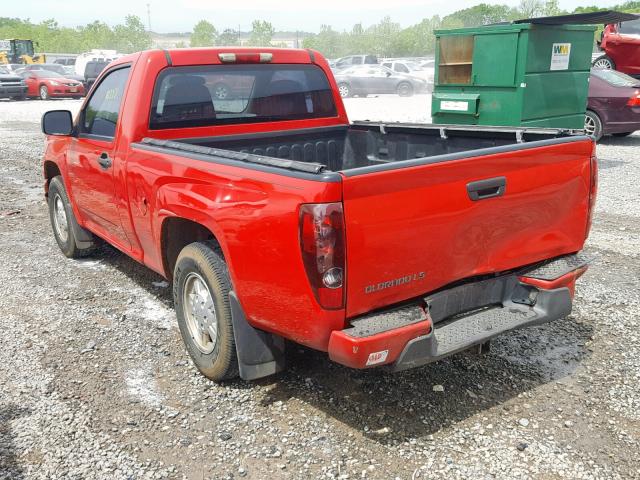 1GCCS249488228141 - 2008 CHEVROLET COLORADO L RED photo 3
