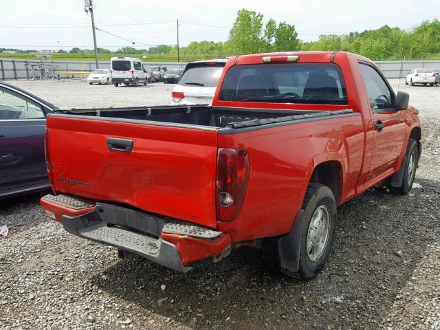 1GCCS249488228141 - 2008 CHEVROLET COLORADO L RED photo 4