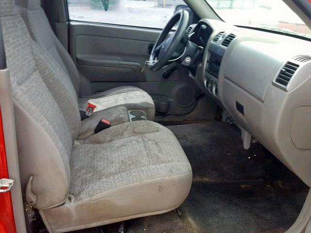 1GCCS249488228141 - 2008 CHEVROLET COLORADO L RED photo 5
