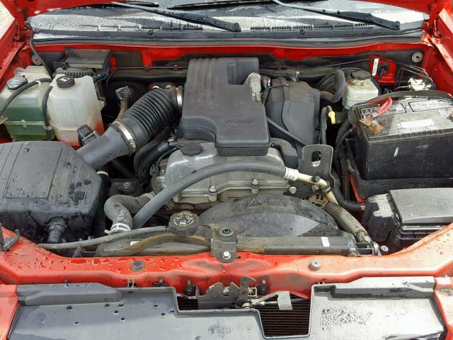 1GCCS249488228141 - 2008 CHEVROLET COLORADO L RED photo 7