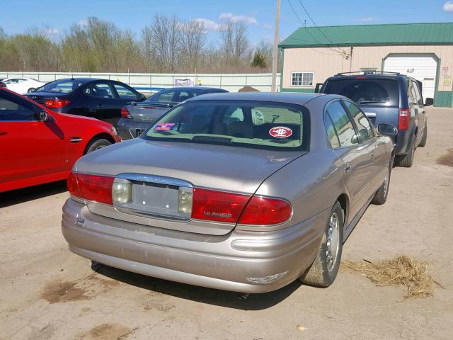 1G4HP52K844137305 - 2004 BUICK LESABRE CU TAN photo 4