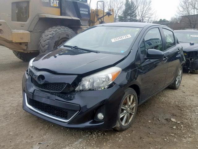 JTDKTUD38CD512288 - 2012 TOYOTA YARIS BLACK photo 2