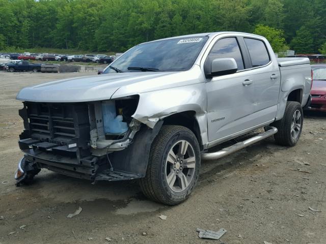 1GCGSCENXH1316817 - 2017 CHEVROLET COLORADO L SILVER photo 2