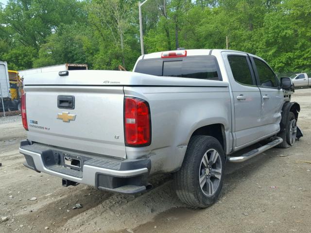 1GCGSCENXH1316817 - 2017 CHEVROLET COLORADO L SILVER photo 4
