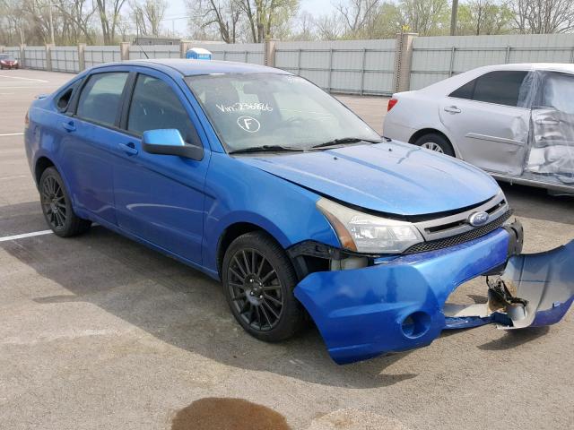 1FAHP3GNXAW236886 - 2010 FORD FOCUS SES BLUE photo 1