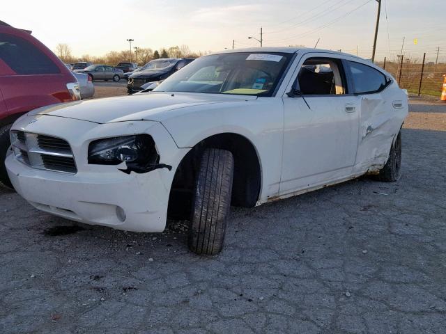 2B3LK33G28H267540 - 2008 DODGE CHARGER SX WHITE photo 2