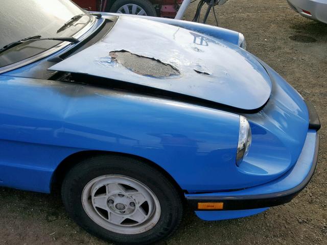 ZARBA558XJ1058264 - 1988 ALFA ROMEO SPIDER VEL BLUE photo 10