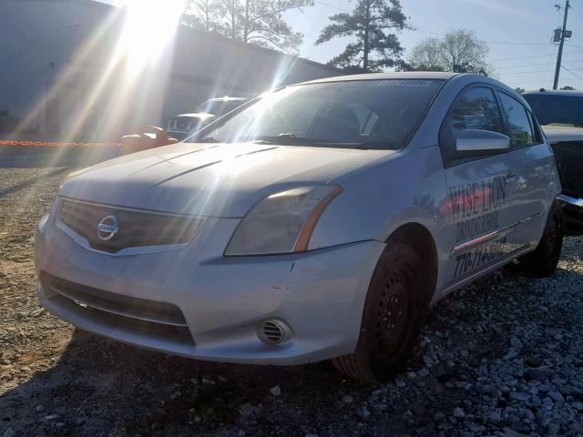 3N1AB6AP7AL716303 - 2010 NISSAN SENTRA 2.0 SILVER photo 2