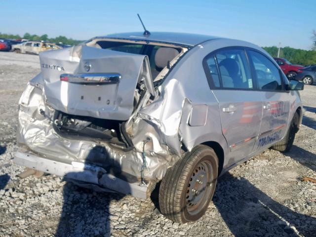 3N1AB6AP7AL716303 - 2010 NISSAN SENTRA 2.0 SILVER photo 4