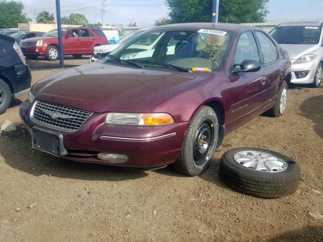 1C3EJ56HXXN640537 - 1999 CHRYSLER CIRRUS LXI BURGUNDY photo 2