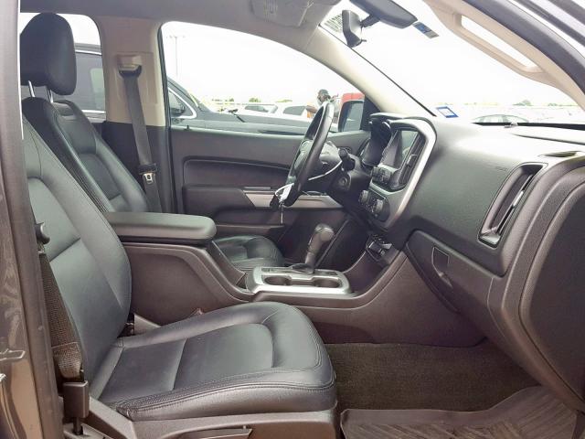 1GCGSCE38G1160984 - 2016 CHEVROLET COLORADO L GRAY photo 5