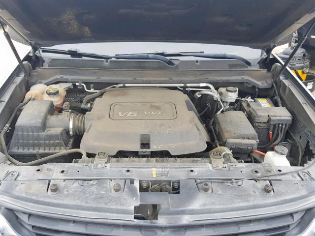 1GCGSCE38G1160984 - 2016 CHEVROLET COLORADO L GRAY photo 7