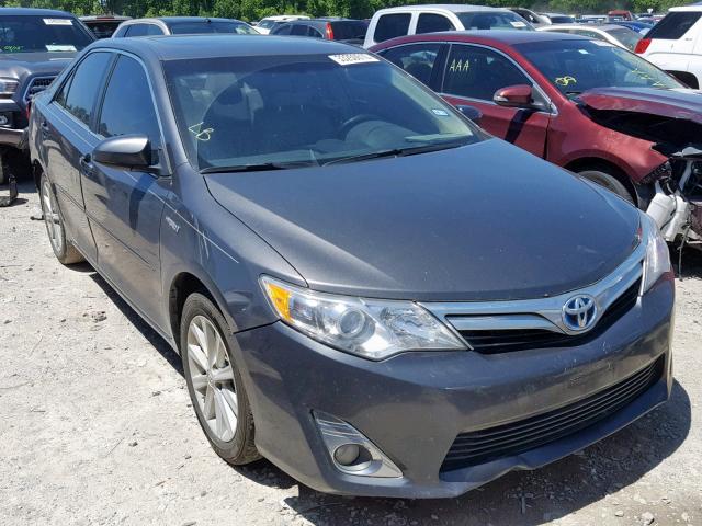 4T1BD1FK8DU081531 - 2013 TOYOTA CAMRY HYBR GRAY photo 1