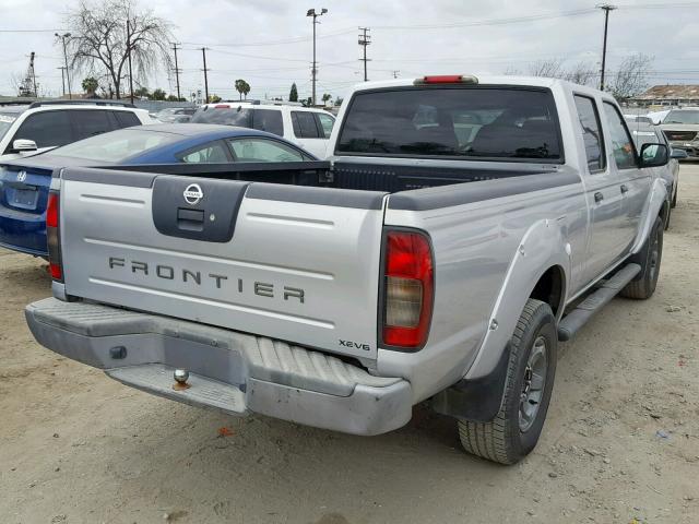 1N6ED29X24C454421 - 2004 NISSAN FRONTIER C WHITE photo 4