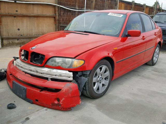 WBAEU33414PM61020 - 2004 BMW 325 XI RED photo 2