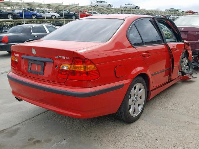 WBAEU33414PM61020 - 2004 BMW 325 XI RED photo 4