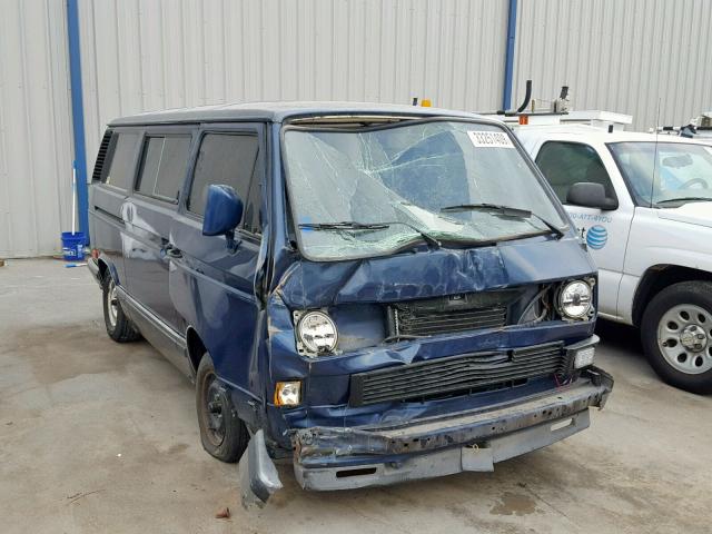 WV2YB0259LH028635 - 1990 VOLKSWAGEN VANAGON BU BLUE photo 1