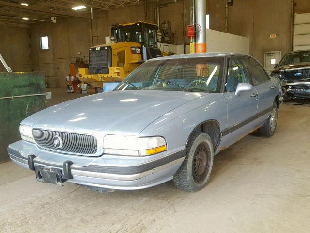 1G4HP52L2RH455249 - 1994 BUICK LESABRE CU BLUE photo 2