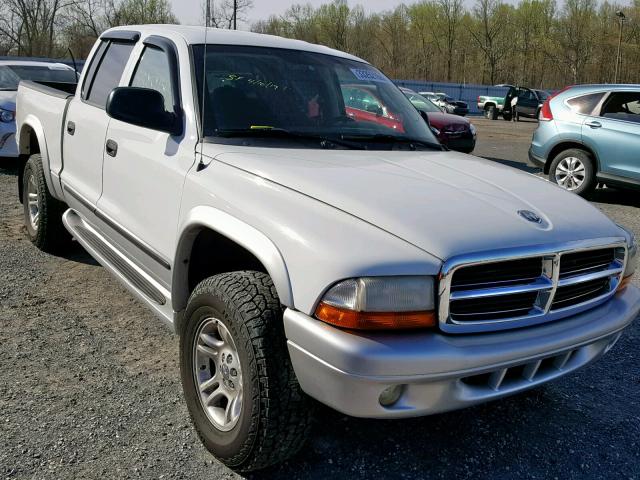 1D7HG48N53S161447 - 2003 DODGE DAKOTA QUA WHITE photo 1