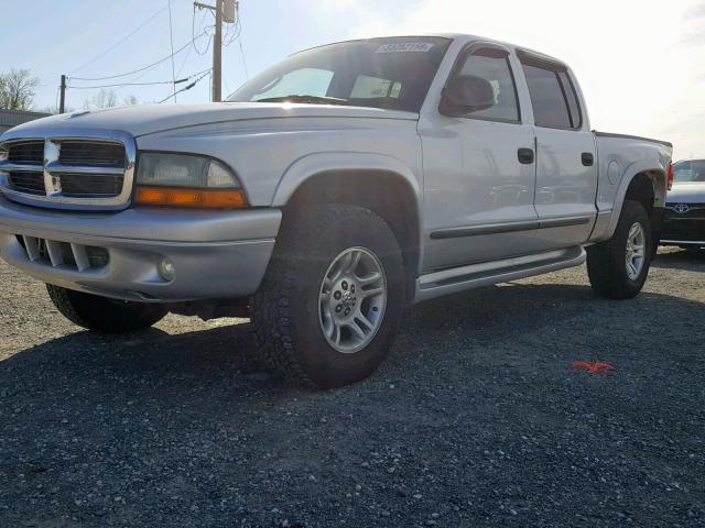 1D7HG48N53S161447 - 2003 DODGE DAKOTA QUA WHITE photo 2