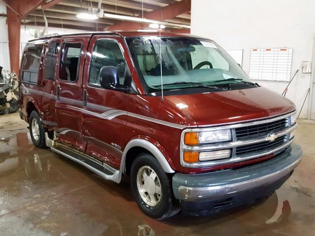 1GBFG15R6W1072301 - 1998 CHEVROLET EXPRESS G1 BURGUNDY photo 1