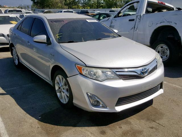 4T1BD1FK1CU030371 - 2012 TOYOTA CAMRY HYBR SILVER photo 1