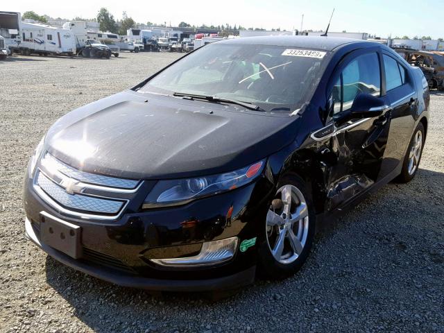 1G1RH6E42DU141514 - 2013 CHEVROLET VOLT BLACK photo 2