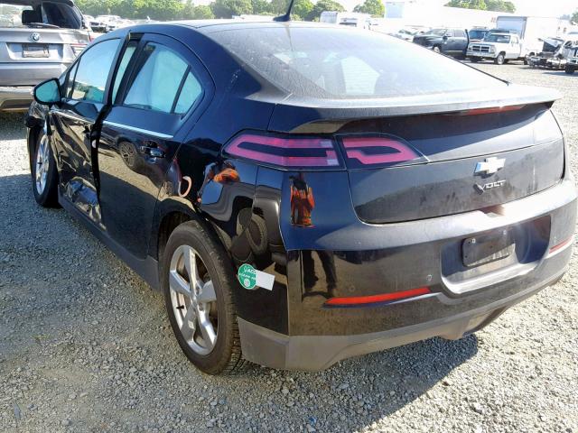 1G1RH6E42DU141514 - 2013 CHEVROLET VOLT BLACK photo 3