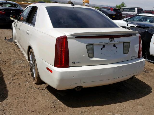 1G6DC67A760174542 - 2006 CADILLAC STS WHITE photo 3
