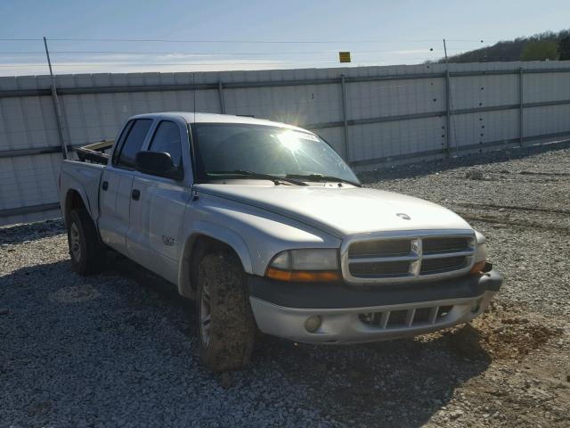 1B7HL38N44S585497 - 2004 DODGE DAKOTA QUA SILVER photo 1