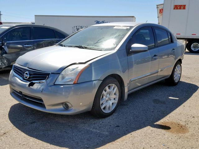 3N1AB6AP9CL675112 - 2012 NISSAN SENTRA 2.0 SILVER photo 2