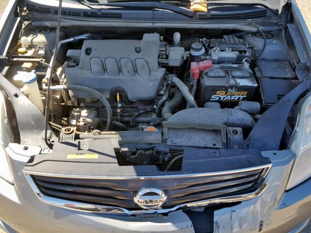 3N1AB6AP9CL675112 - 2012 NISSAN SENTRA 2.0 SILVER photo 7