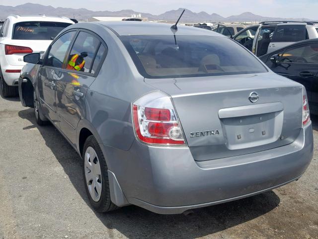 3N1AB61E48L652066 - 2008 NISSAN SENTRA 2.0 SILVER photo 3