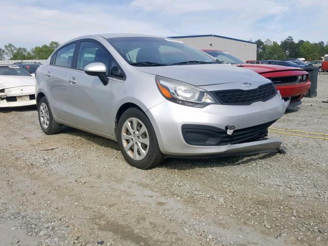 KNADM4A3XD6121379 - 2013 KIA RIO LX SILVER photo 1